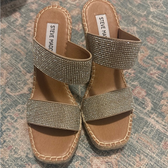 Steve Madden Shoes - Steve Madden Rhinestone Embellished Sandals